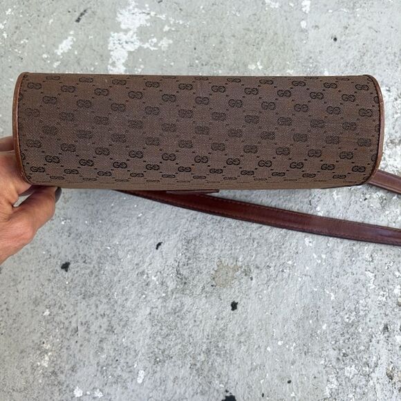 Vintage Gucci canvas/leather monogram bag - Picture 6 of 11
